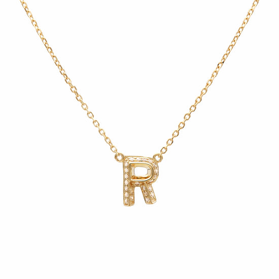 Alphabet Diamond Pendant